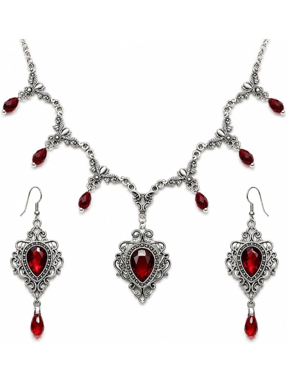 Gothic Halloween Jewelry Set for Women - Spooky Statement Accessories & Gifts